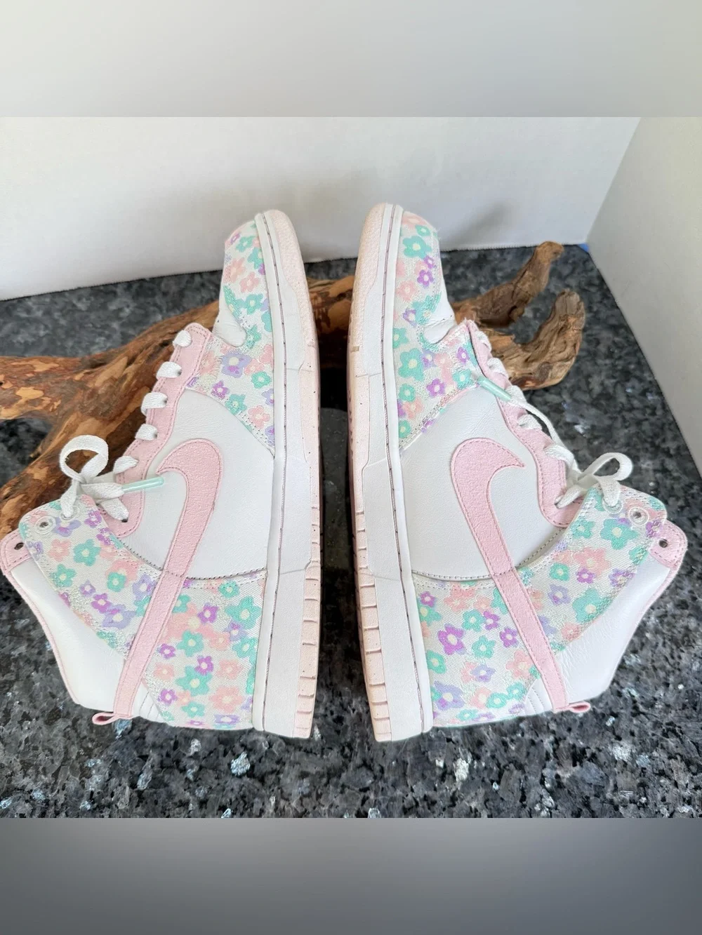 Nike x Doernbecher XIX Dunk High 'White Pink' size 11, cookie sneaker